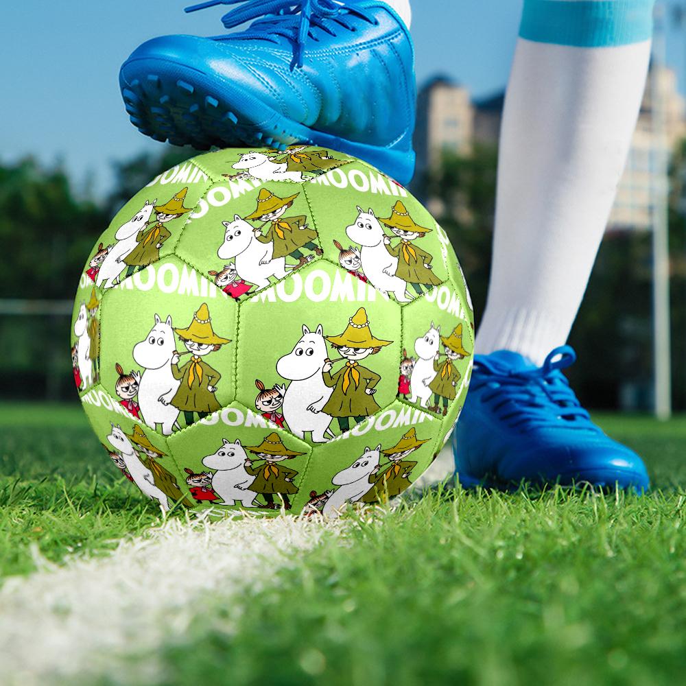 Moomin Theme Size 5 Soccer Ball, Suitable for Both Indoor and Outdoor Matches, a Gift Suitable for Everyone.