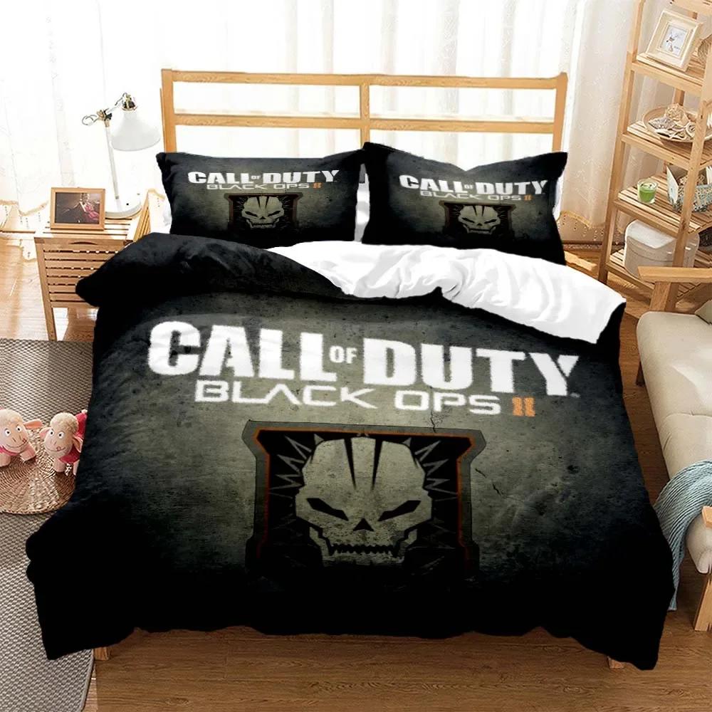 3D Game Call of Duty Gamer HD printed bedding Queen bedding set  Customized King size bedding set Soft and comfortable