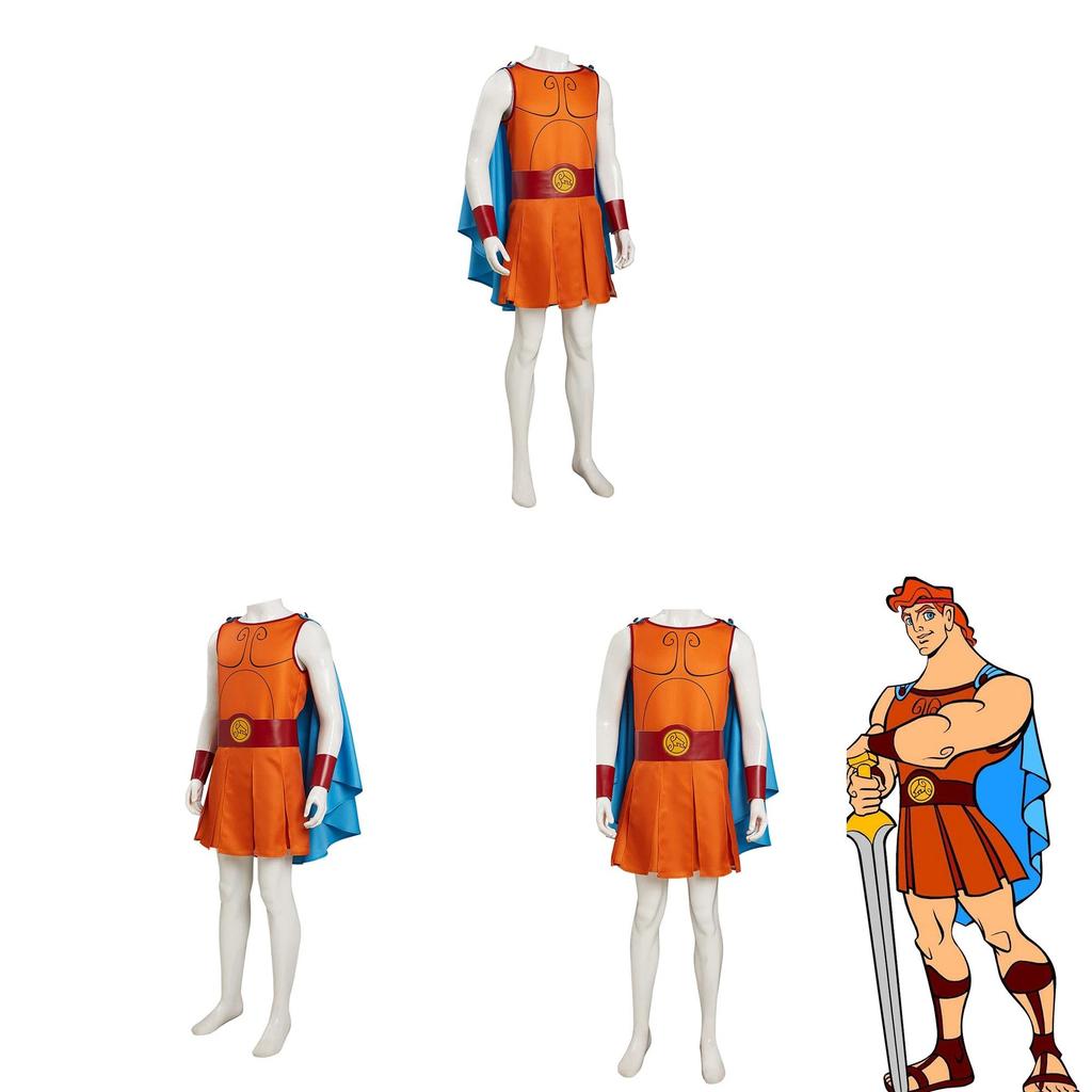 Hercules Cosplay Costume For Halloween With Polyester Fabric For Anime Fans
