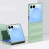 Luxury Wave Pattern Color TPU+PC Phone Case for Samsung Galaxy Z Flip 8 7 6 5 4 Flip 7FE Skin Feel Shockproof Protection Cover