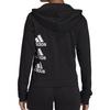 adidas Kapuzen-Freizeit-Sportjacke Damenjacke Schwarz FL4094