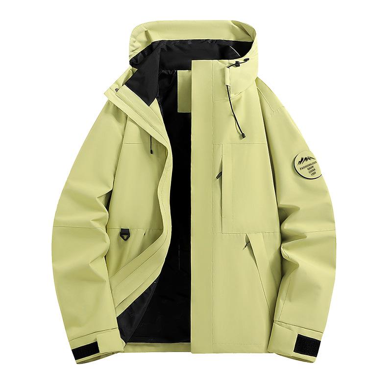 Lightweight Windproof Waterproof Outdoor Jacket for Spring and Autumn - Unisex Mountain Style for Travel and Mountaineering.