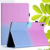 Suitable for ipad 10.9 flat leather case Air5 painted gradual change color card holder protective case mini6