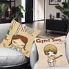 Japanese Yoshitomo Nara Doll Cartoon Pillow Cover Sofa Cushion Cover Home Room Decoration Children Gift