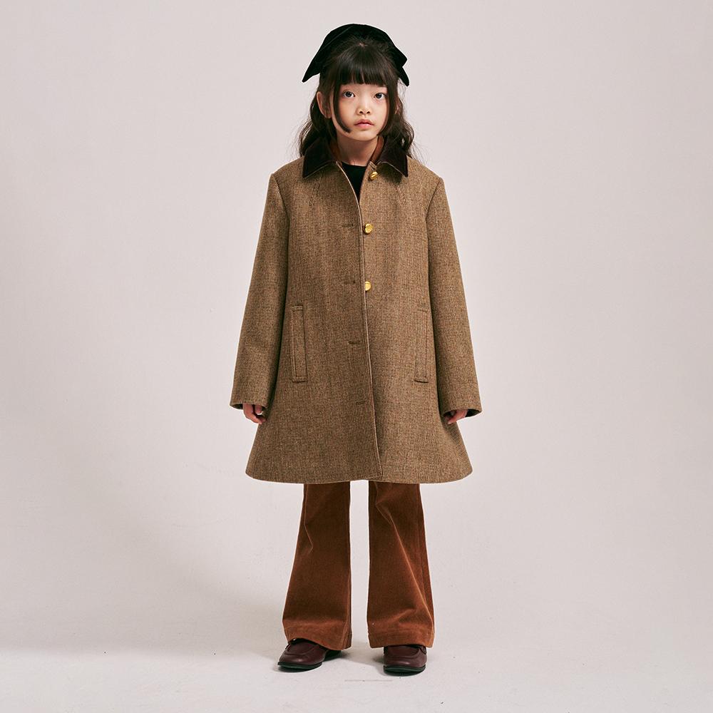 [mardimercredi] KIDS CORDUROY WIDE FLARE PANTS_CAMEL