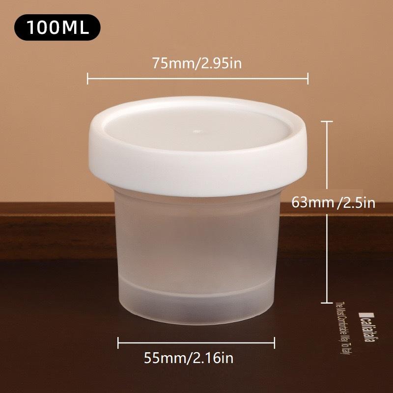 10 Pcs Disposable Dessert Cups With Lids Transparent Ice Cream Bowls Pudding Cups Cake Storage Box Yogurt Bowls Snacks Container