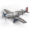 Authentic WWII P-51 Aircraft Assembly Model Kit 1 48 Scale Collectors 4D Plastic