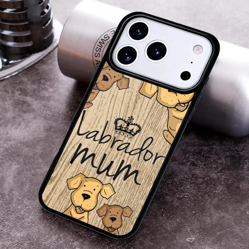 Labrador collage Cute Puppy Print Phone Case for iPhone 17 16 15 Pro Max Air 14 13 12 11 Plus Shockproof Capa Cover
