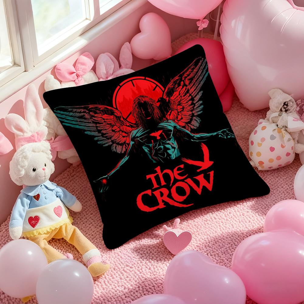 Movie T-The C-Crow Cushion Cover Pattern Printed Pillowcase for Living Room Sofa Cushion Cover & Bedroom Decor