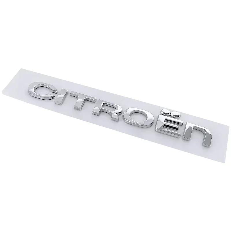 

Car Rear Letter Emblem ABS Material CITROEN Trunk Logo Badge for C3 C4 C5 Cactus Berlingo Auto Exterior Accessories (2 Colors)