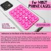 Anteel 2 Pack Silicone Suction Phone Case Adhesive Mount, Strong Grip Holder for Selfies and Videos, Hands-Free Sticky Phone Grip for iPhone and