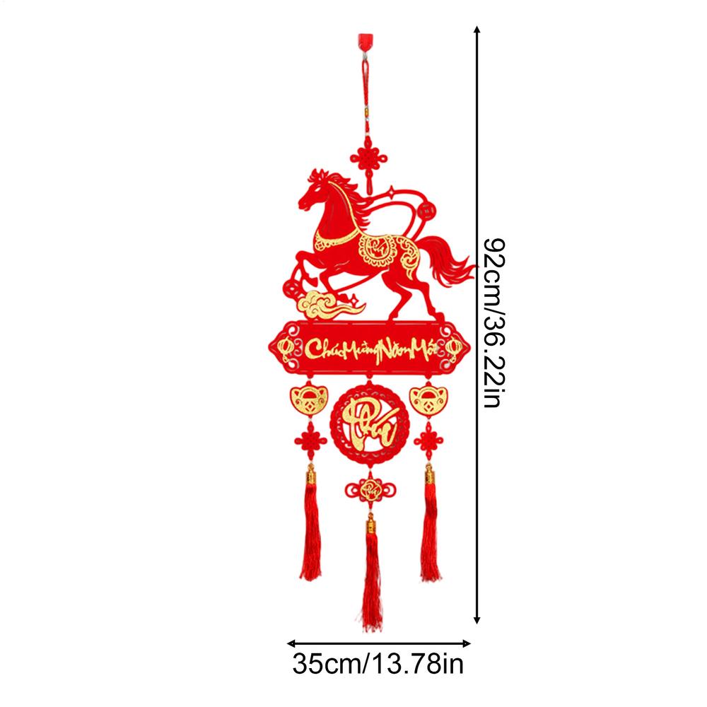

Chinese Mascot Horse Pendant Vietnamese Felt Home Decor Chinese New Year Decorations For Cars Schools Offices Cafes Bookstores