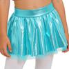 Falda Tutú de Baile para Niñas Cintura Elástica Metálica Disfraz Brillante Competición de Actuación