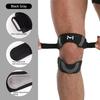 1Pcs Double Patellar Bands Soft Sweat-Absorbing Fabric Bidirectional Pressure Regulation Silicone Shock Absorption Unisex