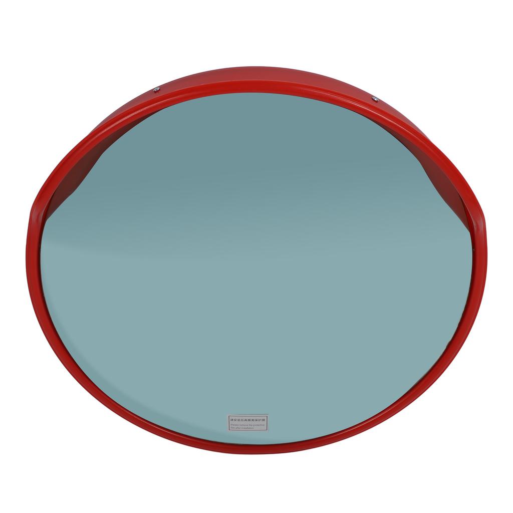 24 Inch Convex Mirror with Adjustable Bracket Wide Angle Blind Spot Curved PC Security Mirror for