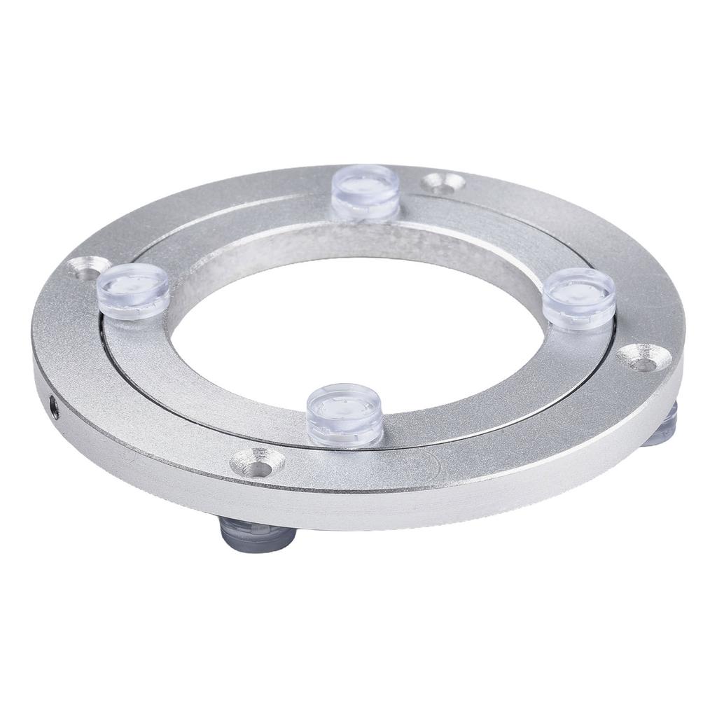 12-39cm Turntable Plate Table Smooth Swivel Plate Rotating Table Aluminium Alloy Rotating Bearing Turntable Round Table Bearing