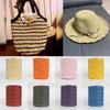 100m Roll Natural Raffia Straw Yarn Soft Paper Threads Premium Material for Handmade Knitting Crocheting Summer Sunhat Beach Bag