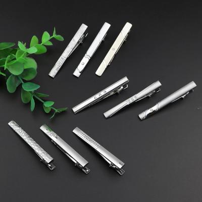 Herren-Krawatte aus Metall, einfache Krawatte, Krawattenklammer, Klemmnadel, Anstecknadel, Business, Hochzeitsanzug-Zubehör