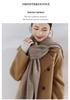Women's 100% Pure Cashmere Hollow Knit Shawl, Versatile Solid Color Scarves, New Fashion Warm Wrap