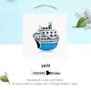 Yinziyun Ocean Series Sterling Silver Luxury Yacht Beaded Accessory SCC1379