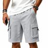 Mens Athletic Shorts Casual Gym Shorts Men with Multi Pockets Loose Fit Workout Shorts Men for Outdoor Sports Running