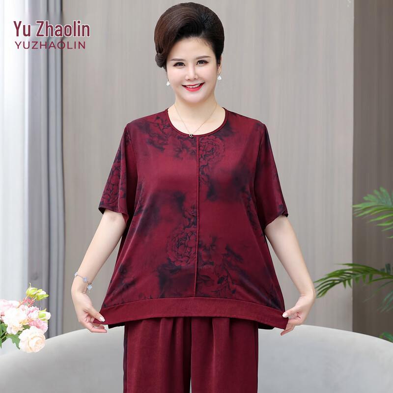 

YUZHAOLIN Women s Plus Size Summer Two-Piece Set 4XL