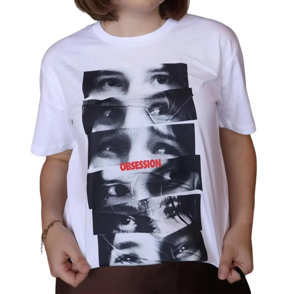 T-shirt Obsessione Cinematografica Nikki Eyes Unisex Streetwear Cotone Moda Manica Corta T-shirt Design Estivo 2026 Merchandising Grafico
