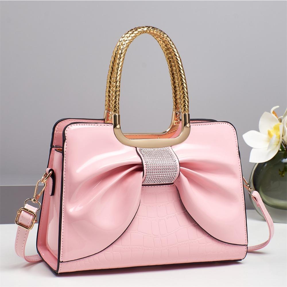 Bow design handbag simple and sweet shoulder bag fashion commuter casual messenger bag