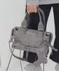 Fancy Club Belted Washed Vegan Leather Mini Bag (Gray) F26Qe991