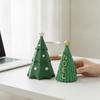 2 Pieces Resin Christmas Tree Tabletop Ornament Indoor