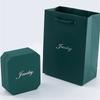 1/4pc Jewelry Trinket Box With Bag For Necklace Earrings Ring Bracelet High-end Gift Packaging Case Set Birthday Wedding Decor