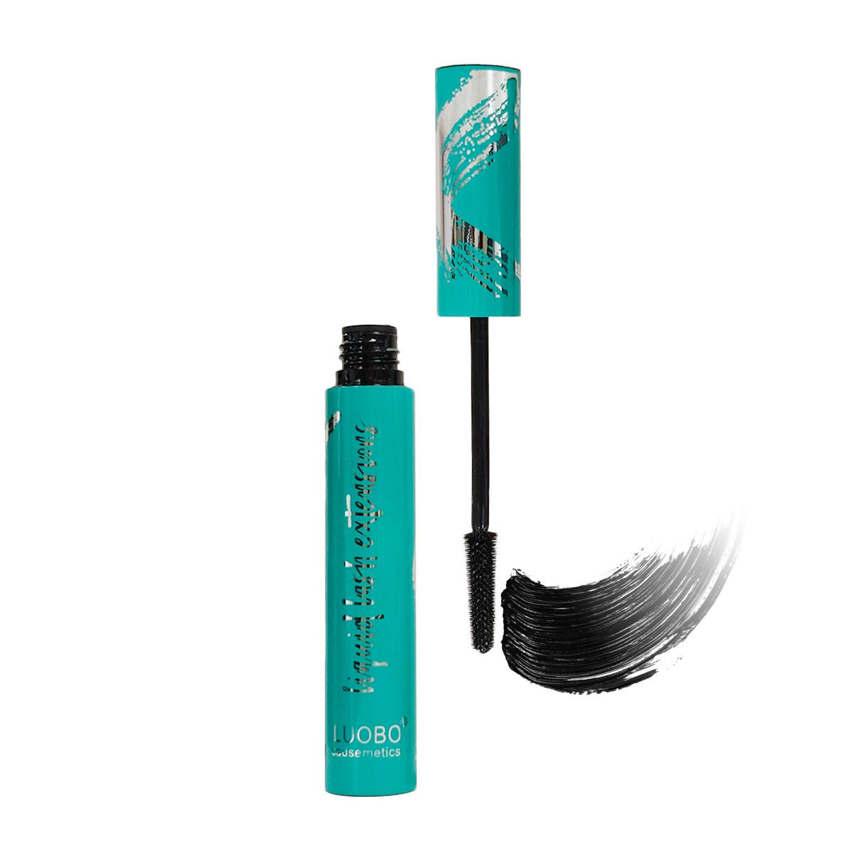 Cross Green Waterproof Mascara - Lengthening & Thickening, Warm Water Removable