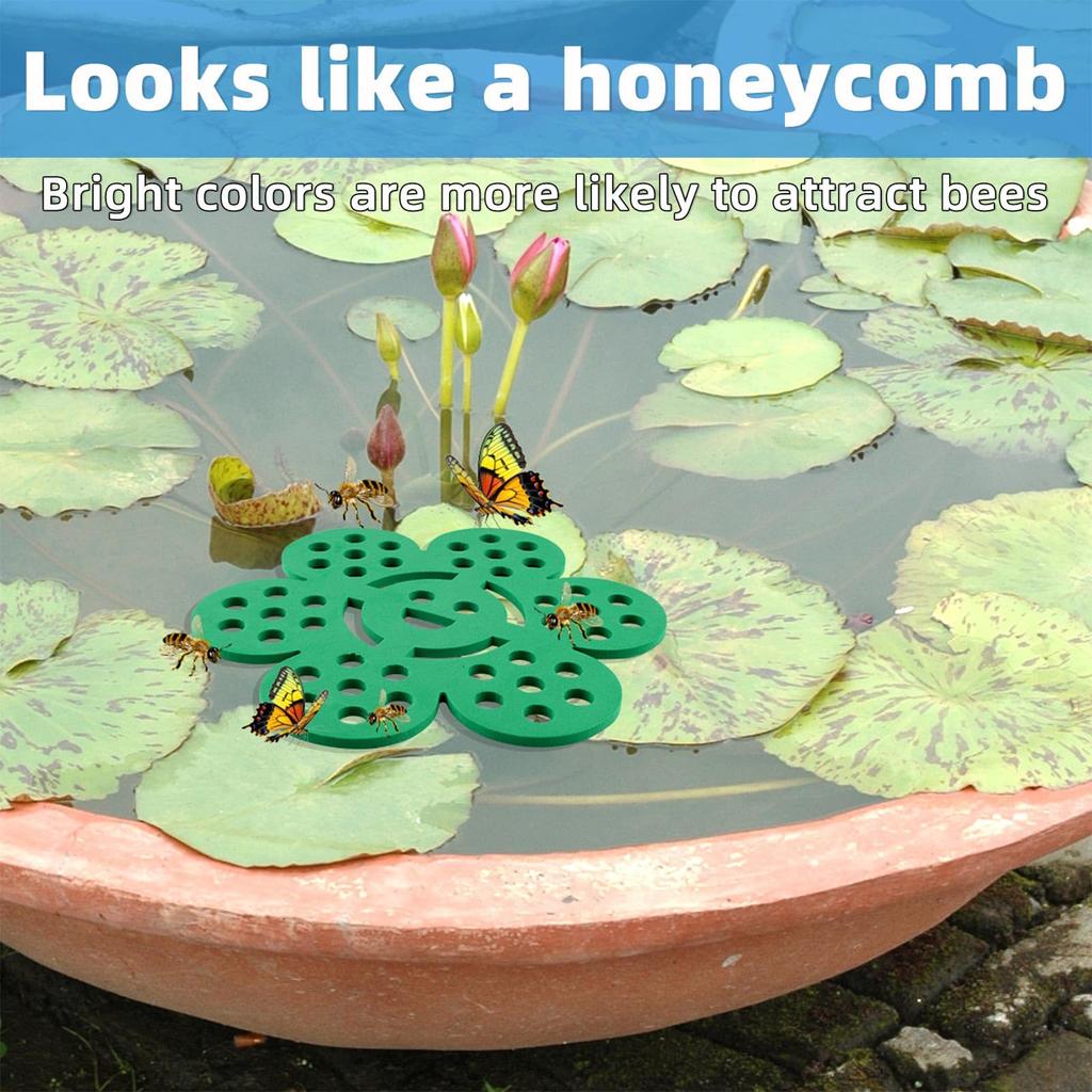 Bee Watering Station Bee Feeder Bee Waterer Pollinator Watering Station Butterfly Feeder Butterfly Waterer Outdoor Garden Decor