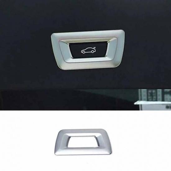 Matte Silver Switch Cover Trim For BMW X6 G06 - Inner Tailgate Rear Door