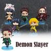 Adorable Demon Slayer Q Doll Model Car Desktop Ornaments For Collectible Decorations