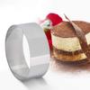 Uncle Jack 4 Pieces Round Cake Ring Molds, Stainless Steel Cake Ring Mold with Pusher, for Kitchen Tools, Baking Pastry, Mousse (Include 4 Rings and