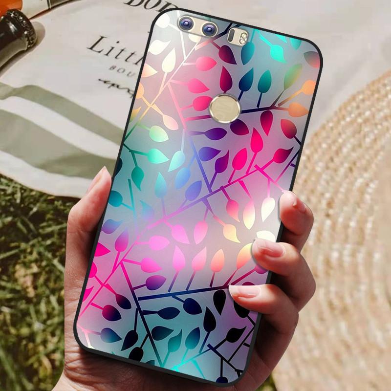 Pro Huawei Honor 8 5,2palcový kryt Silikonový zadní kryt Pouzdro na telefon pro Huawei Honor 8 Kryty Měkký nárazník coque Honor8 FRD-L19 Pouzdra