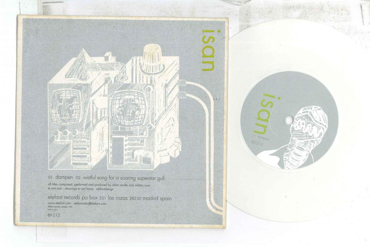 

7inch Record ISAN Dampen Wistful Song For A Soaring ER212 ELEFANT 1999 Spain Dance Electronica Used