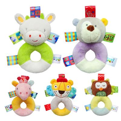 Ovce Baby Comfort Plyšová hračka Puzzle Bell látková panenka Barevný štítek Chrastítko