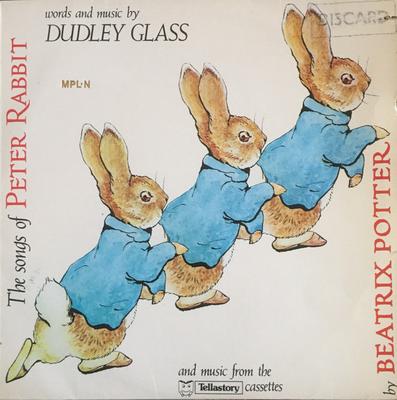Disco LP DUDLEY GLASS - Las Canciones de Peter Rabbit Por Beatri TLP410 Tellastory 1979 Reino Unido Infantil Usado