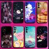 Cute K-Kirbys Cartoon Phone Case For Samsung S25,S24,S21,S22,S23,S30,Ultra,S20,Plus,Fe,Lite,Note,10,9,5G Black Cover
