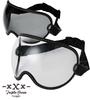 Motorcycle Helmet Goggles Visor Motocross Glasses Glasses Compatible VMX Retro TRIPLE CROSS [RISE] Off-Road GOGGLE-Smoke