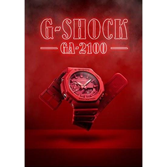 Casio Wristwatch G-Shock Domestic Genuine Product Carbon Core Guard GA-2100-4AJF Mens Red