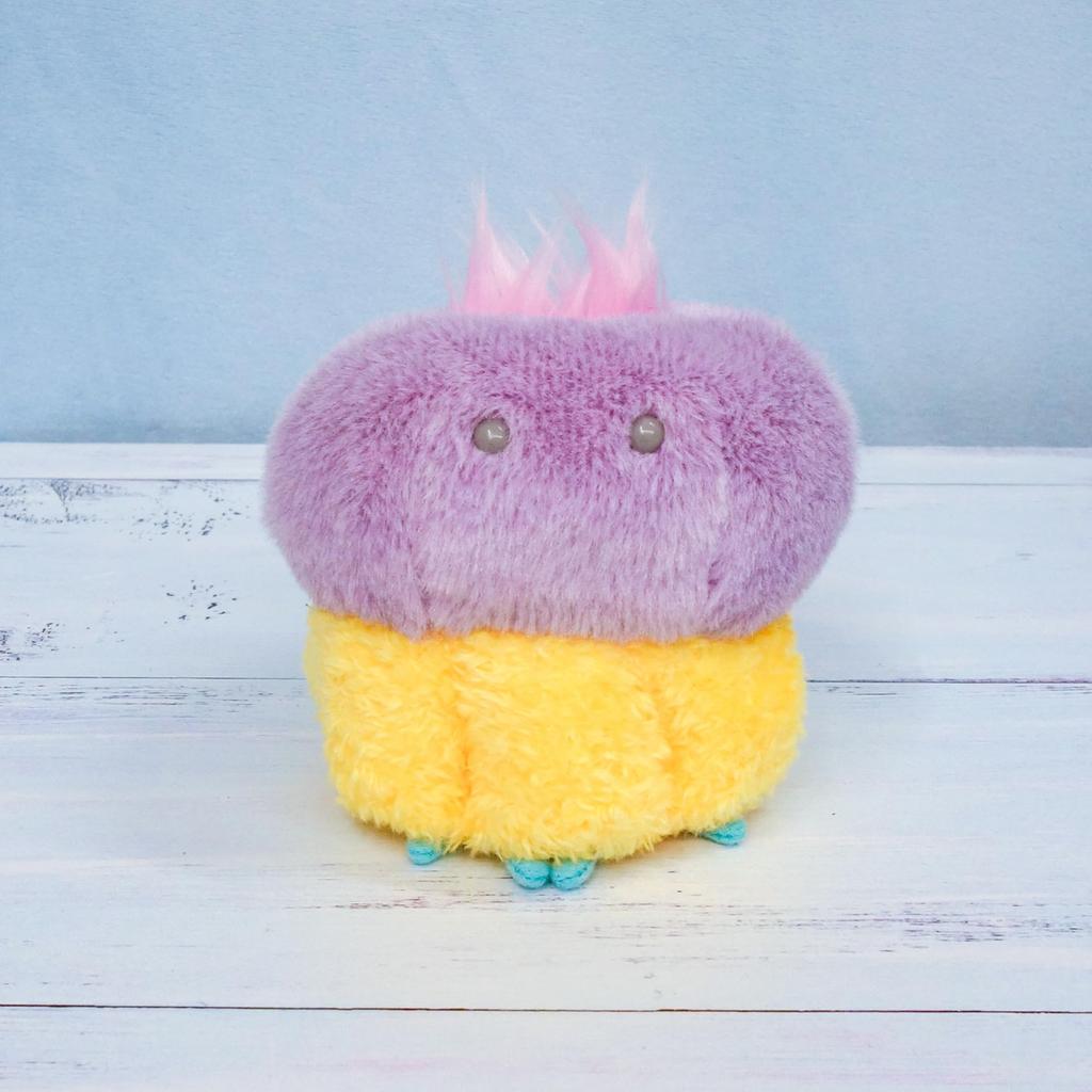 Naitou Design Underwater Walk Pochamaru Plush Toy, Small, Jellyfish Series, Warty Jellyfish, Ages 6+, Total Height: Approx. 10cm