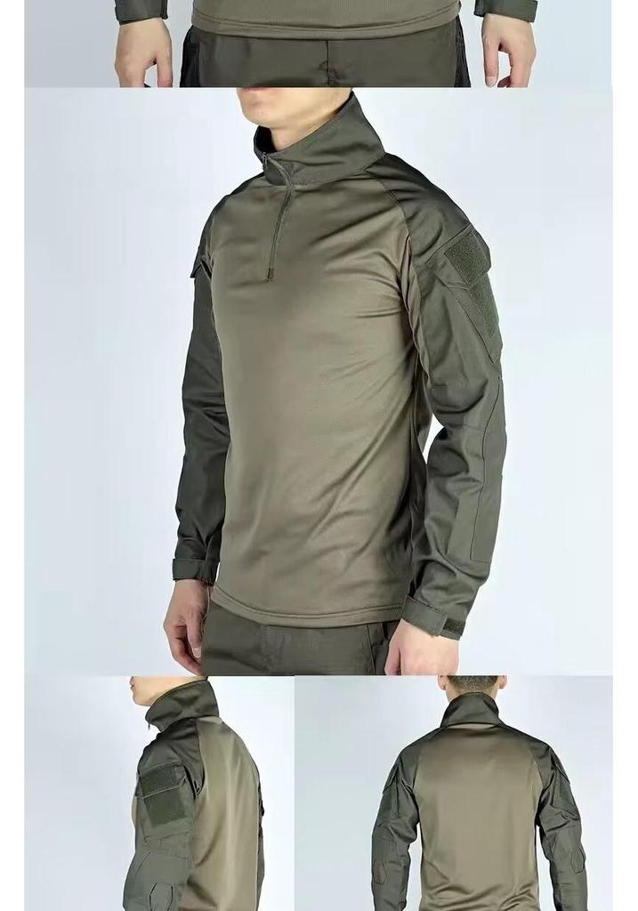 Men's American Style Quick-Dry Camouflage Long-Sleeve Training Top
