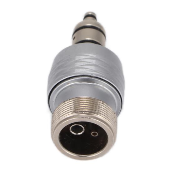 Dental-Handstück-Adapter, Hochgeschwindigkeits-2-Loch-Edelstahl-Dental-Handstück-Konverter