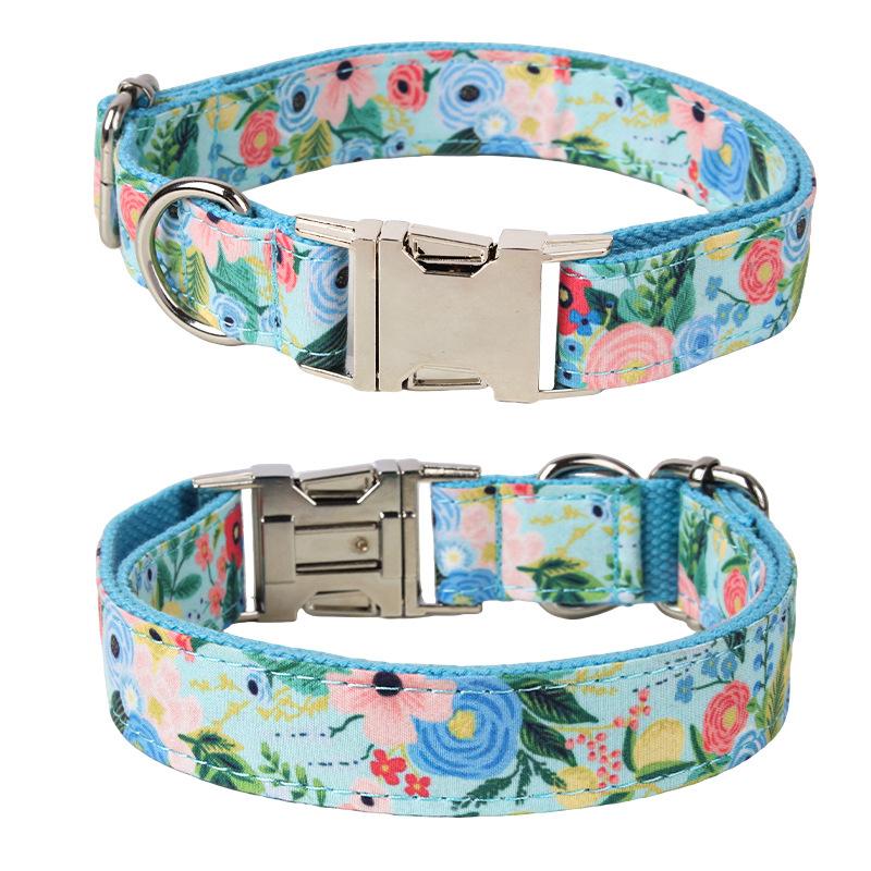 

Hot-selling Metal Buckle Pet Collar Comfortable and durable adjustable pet collar for small and medium-sized dogs XS синий