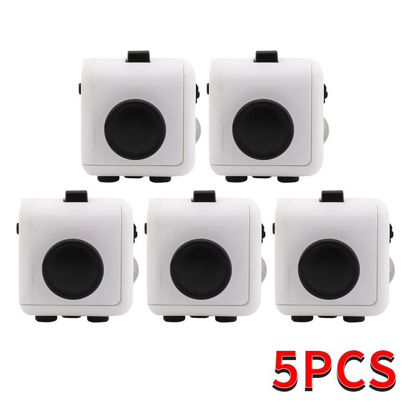 Fashion Decompression Dice Anti-Stress Relieve Adult Children Sensory Gift Fidget Toys Fingertip Press Button Toy For Kids