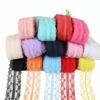 4CM Width Multi-Color Beautiful Embroidered Net Lace Trim Couture Tailor Ribbon DIY Craft