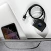 Baseus Square Round 4 In 1 Usb Hub Adapter(Usb3.0 To Usb3.0*1+Usb2.0*3) 1M Black (Cahub-Ay01)